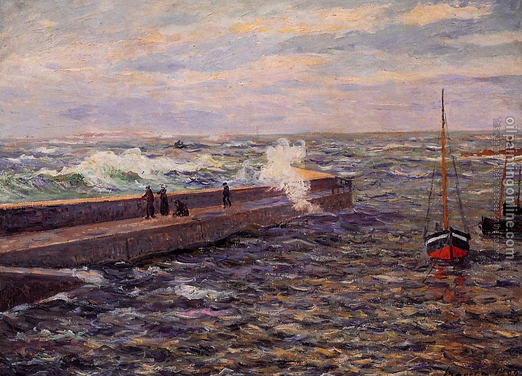 Maufra, Maxime - The Jetty at Pontivy, Morbihan